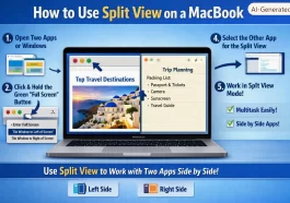 Use Split View on a MacBook