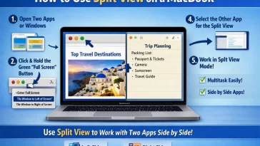 Use Split View on a MacBook
